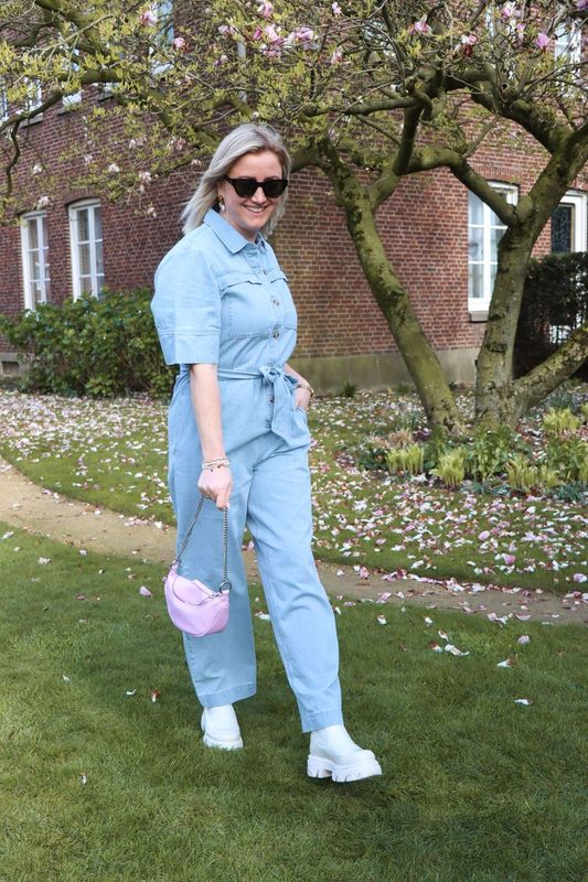 MSCHShayla 2/4 Jumpsuit - Blue Wash