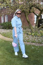 MSCHShayla 2/4 Jumpsuit - Blue Wash