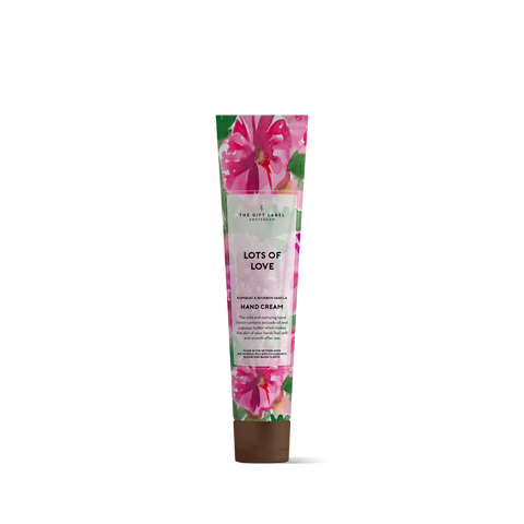 Hand Cream Tube - lots of love  40ml - pink