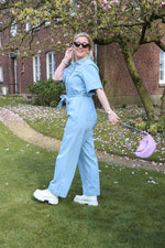 MSCHShayla 2/4 Jumpsuit - Blue Wash
