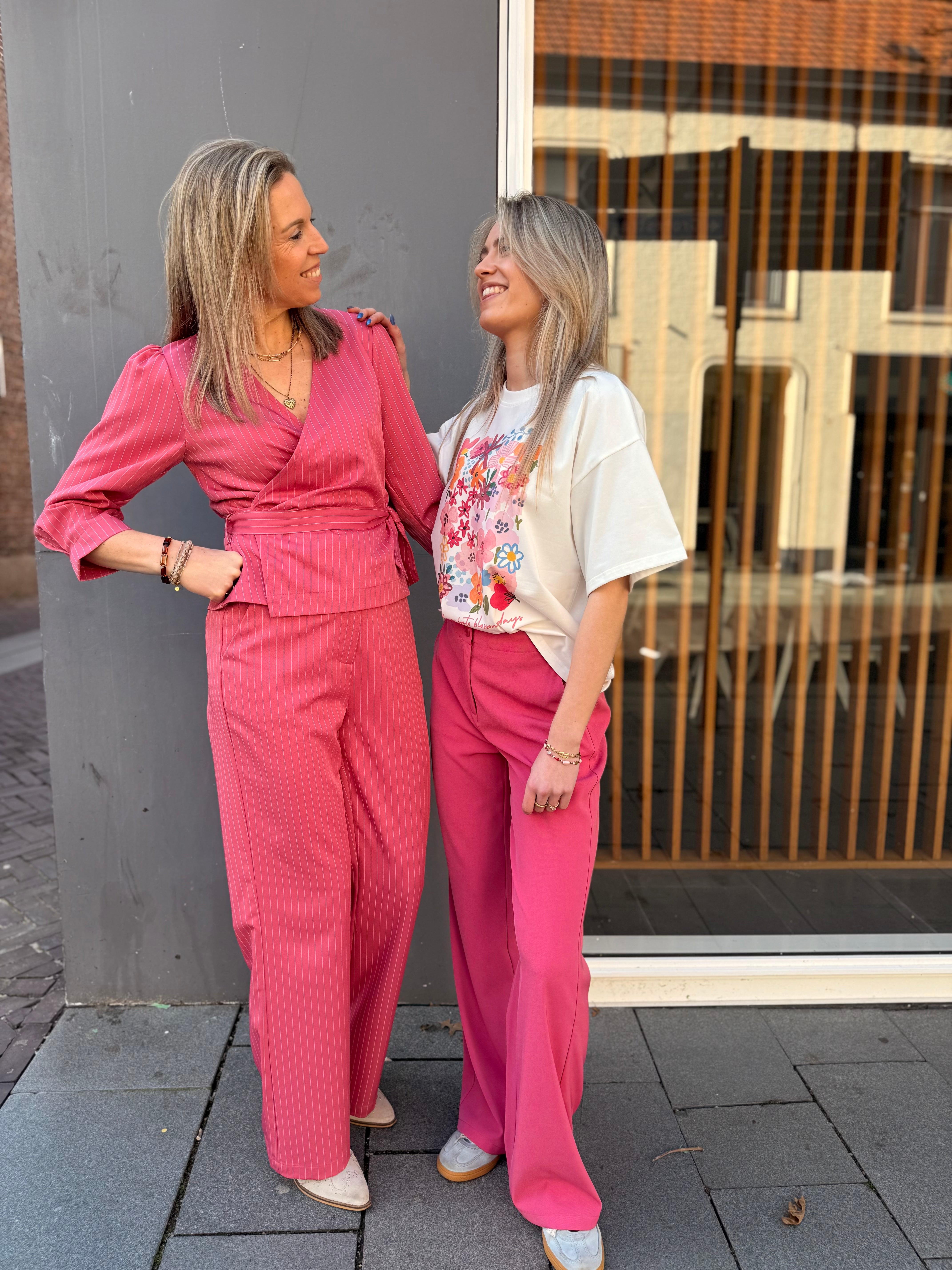 Pants Renée - Dusty pink
