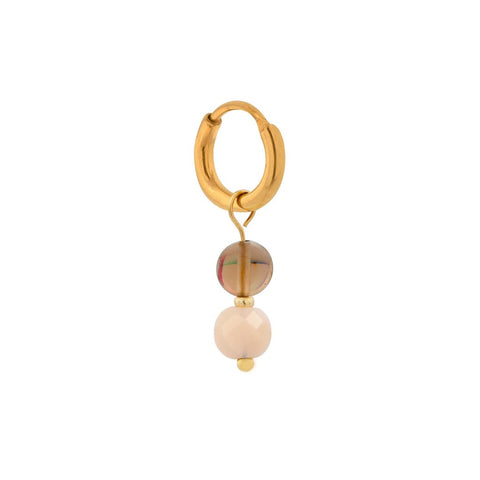 Single dreamy hoop gold