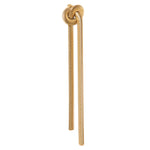 Knot snake hoop gold
