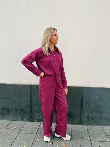 Pants Zizi - Fuchsia purple/red