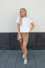 Yaslee ss short shirt - Star white