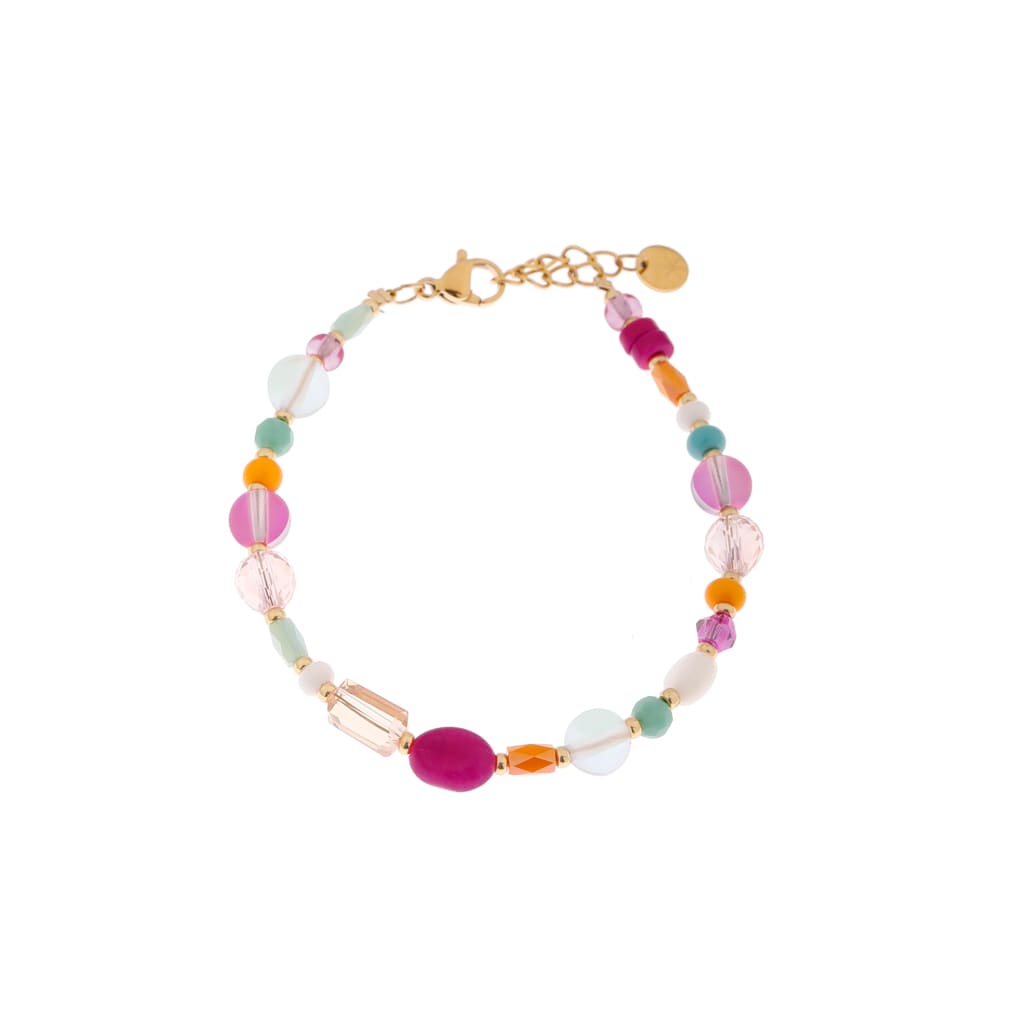 Tropical blossom bracelet gold