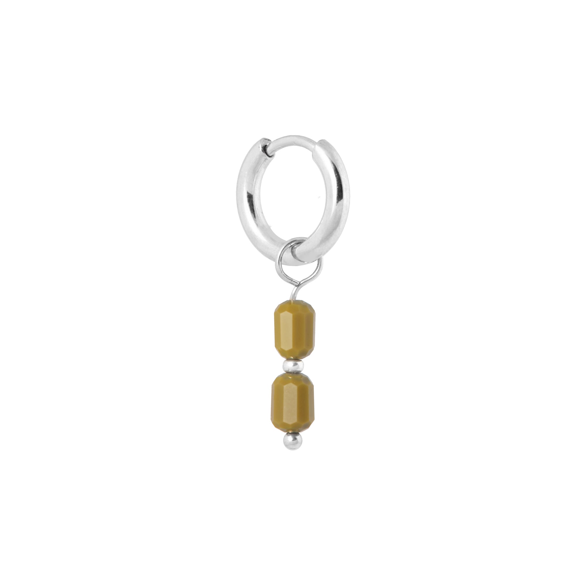Single Saloon hoop silver