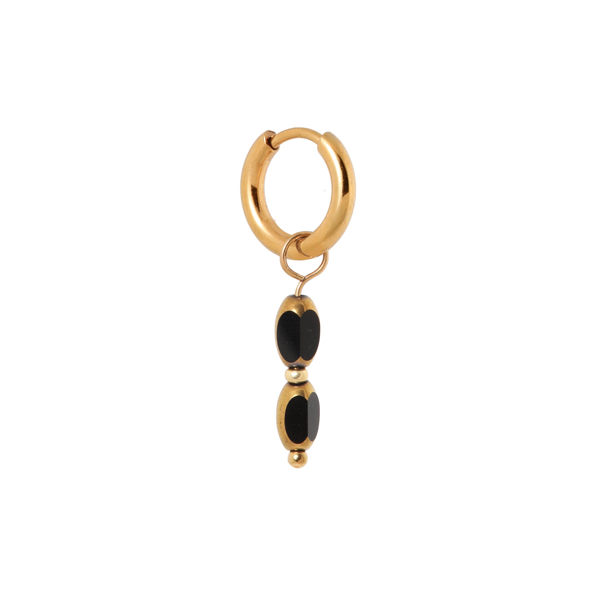 Noir glow hoop gold