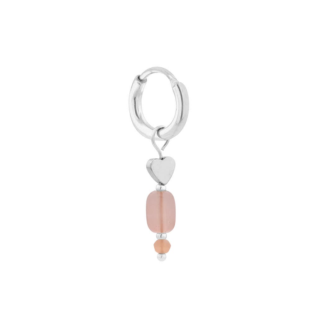 Single mimi hoop silver