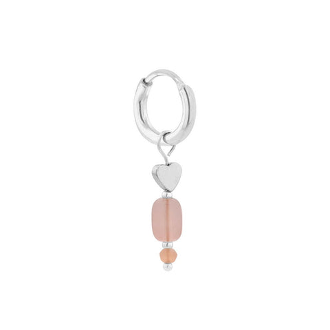 Single mimi hoop silver