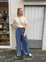 Slfrelaxed brook ss hotel amour tee - angora
