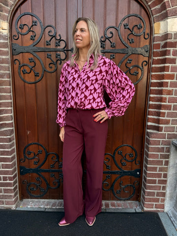 Pants Solange - Burgundy