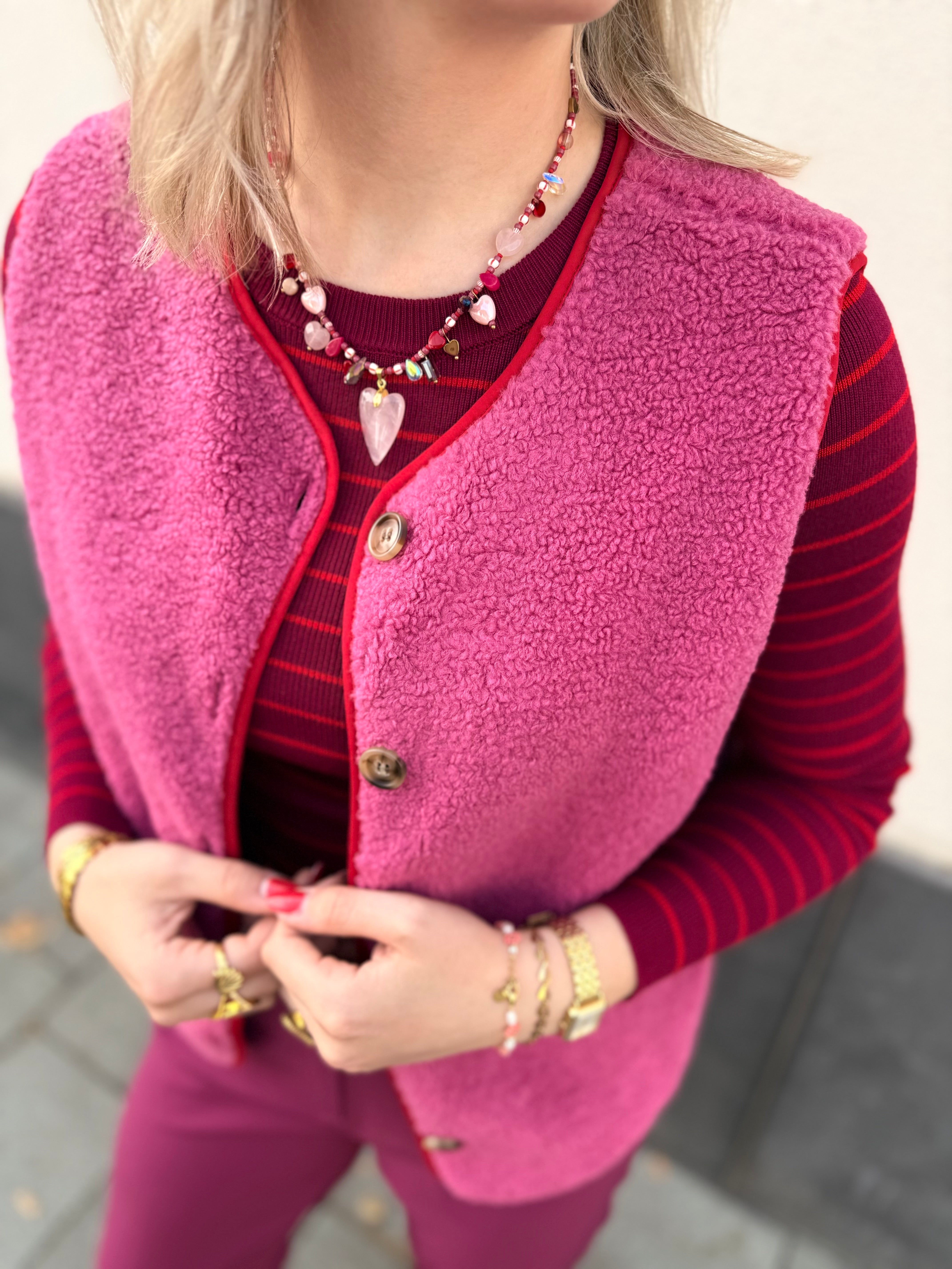 Gilet Puck - Fuchsia purple