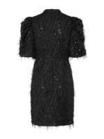 Yasilza 2/4 sequin dress - show - black