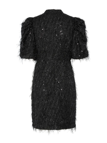 Yasilza 2/4 sequin dress - show - black