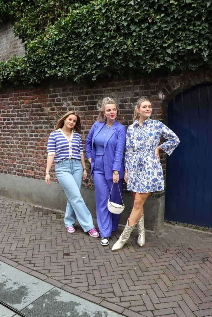 YASCROC SS KNIT CARDIGAN / iris bloom