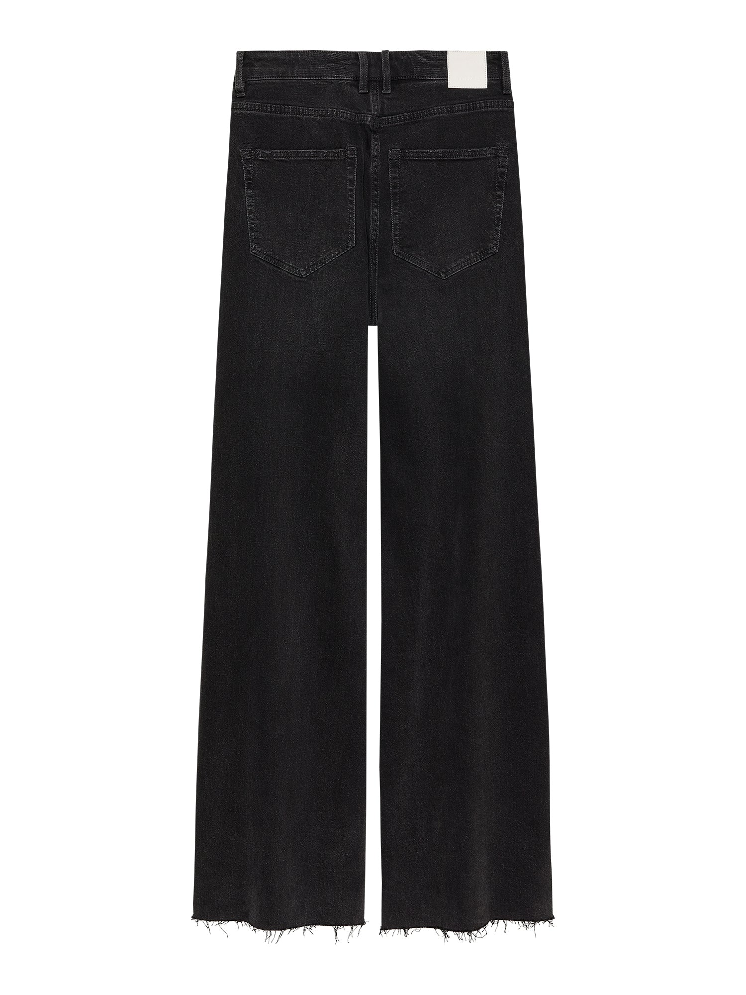 Loose fit jeans - washed black