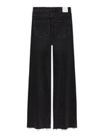 Loose fit jeans - washed black