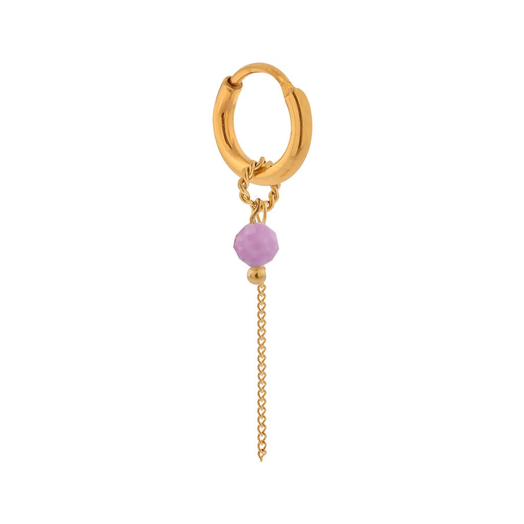 Princess chain hoop gold