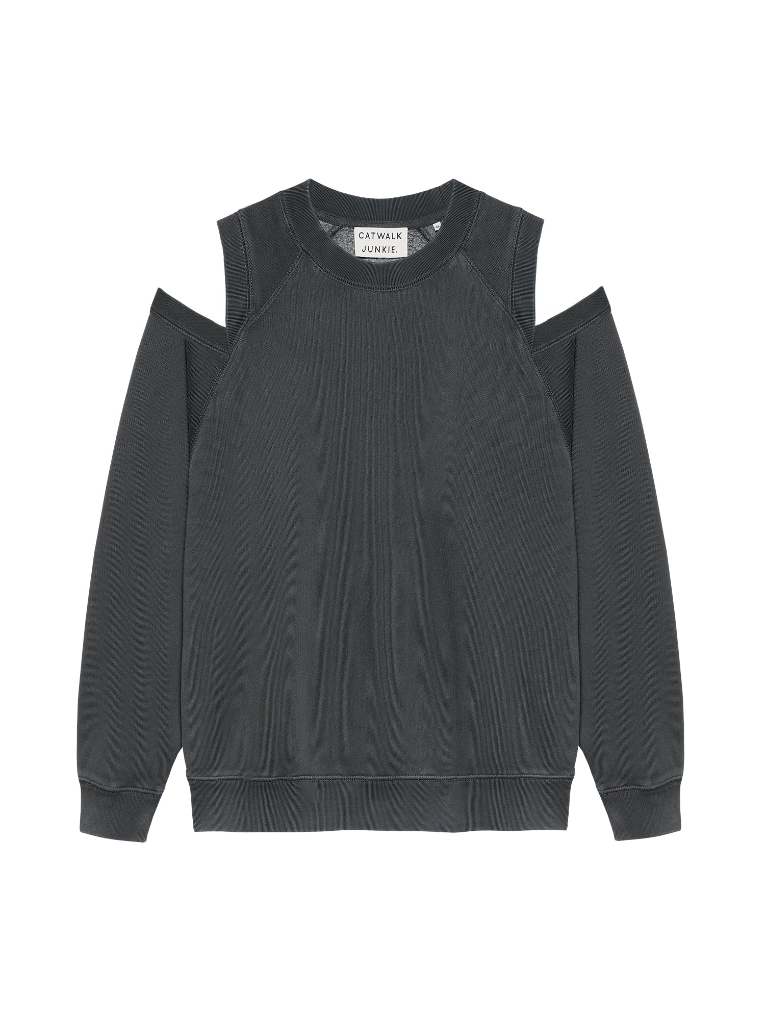 Sweater with cut out - Carbon