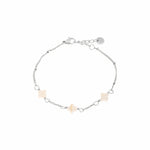White clover bracelet silver