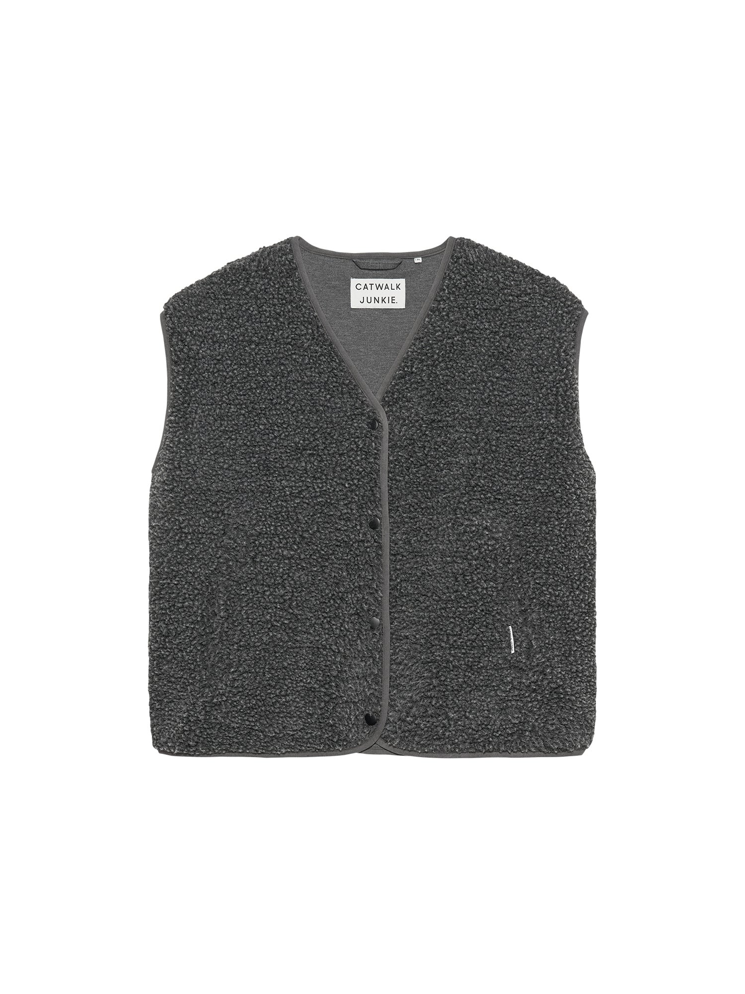 Teddy bodywarmer - Dark grey