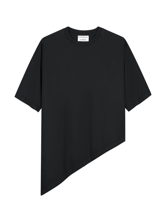 Asymmetric Tshirt - Black