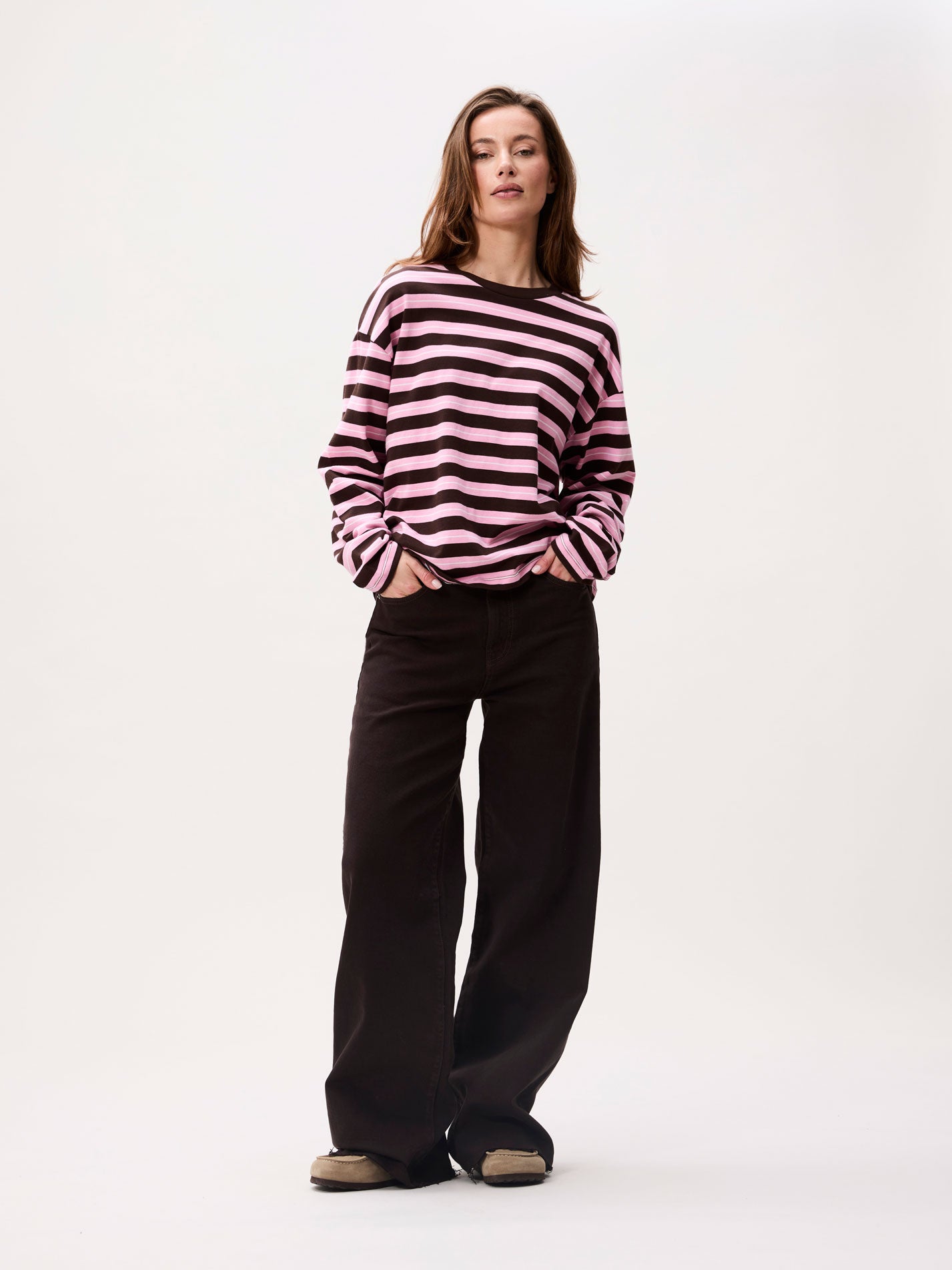Striped long sleeve - Brownie