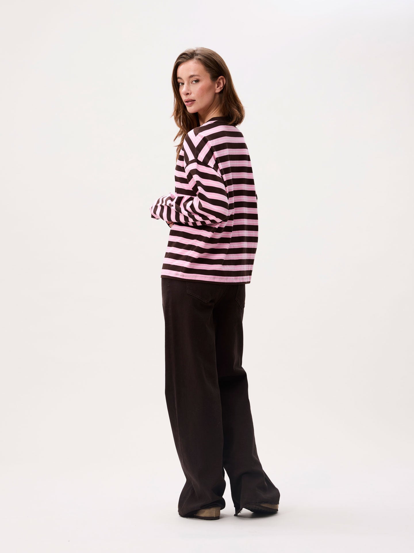 Striped long sleeve - Brownie