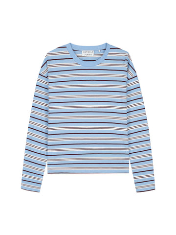 Striped long sleeve - blue