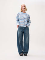 Striped long sleeve - blue