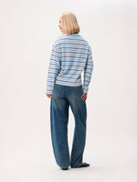 Striped long sleeve - blue