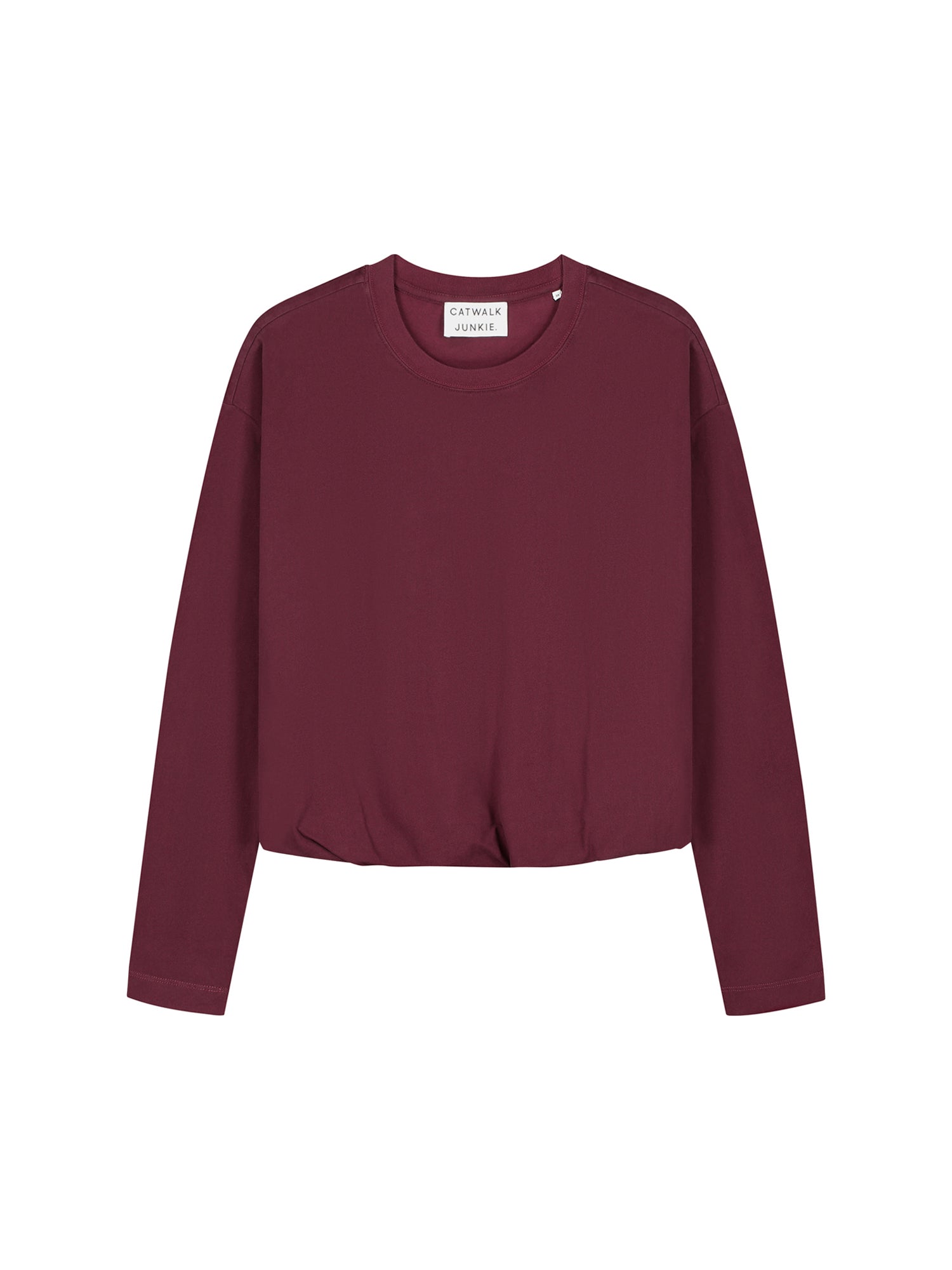 Tuck in long sleeve - merlot