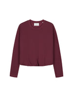 Tuck in long sleeve - merlot