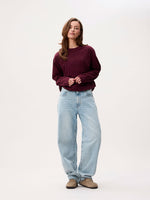 Tuck in long sleeve - merlot
