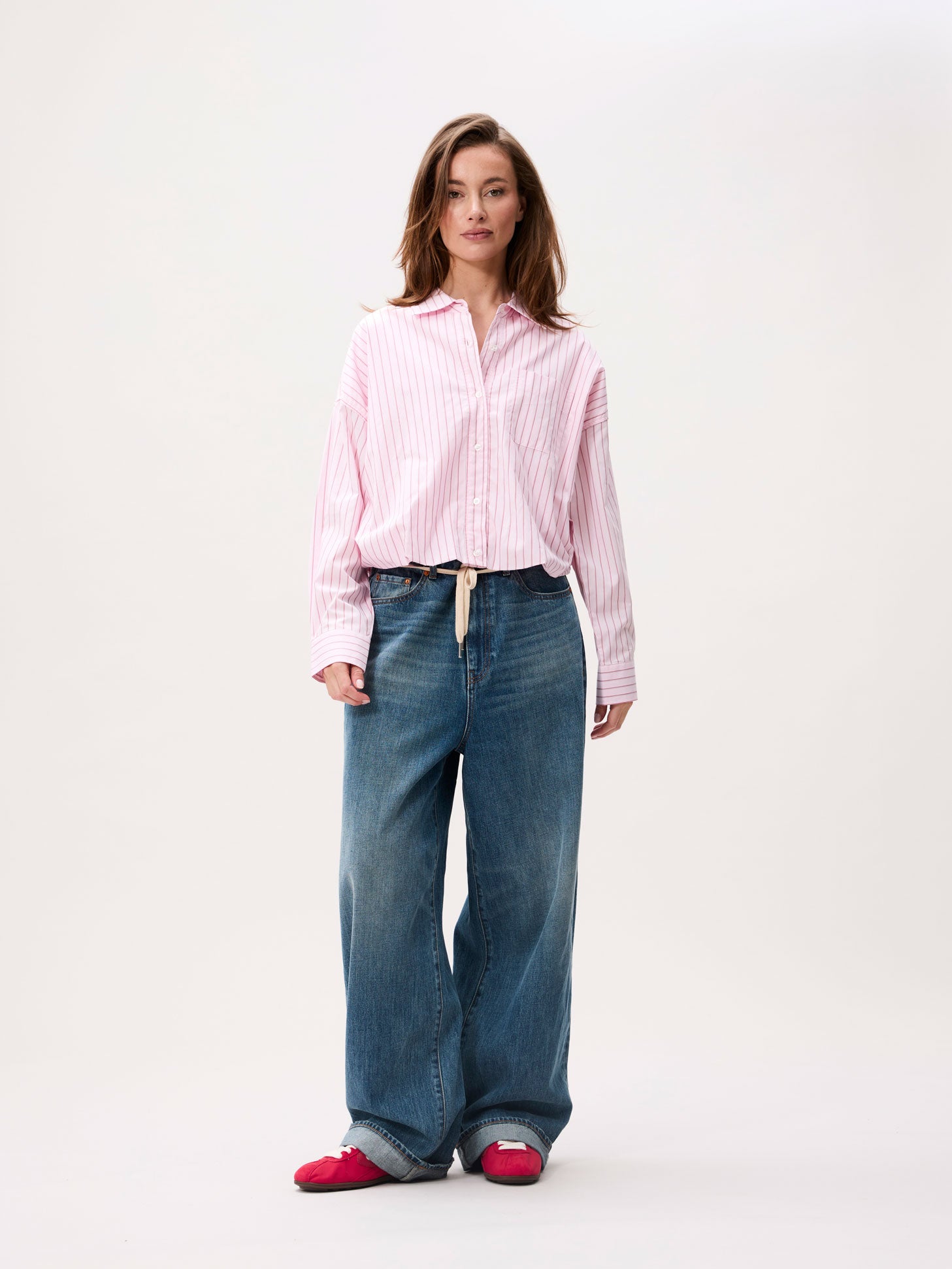 Tuck in blouse - pink