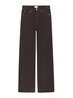 Loose fit jeans - dark cacao