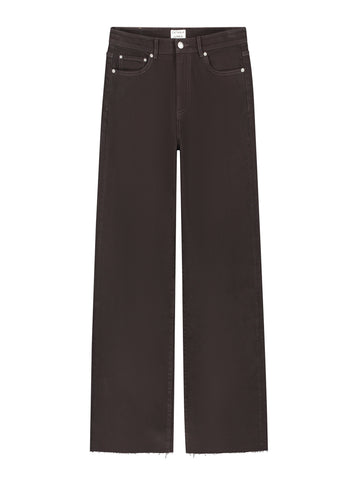 Loose fit jeans - dark cacao