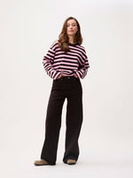 Loose fit jeans - dark cacao