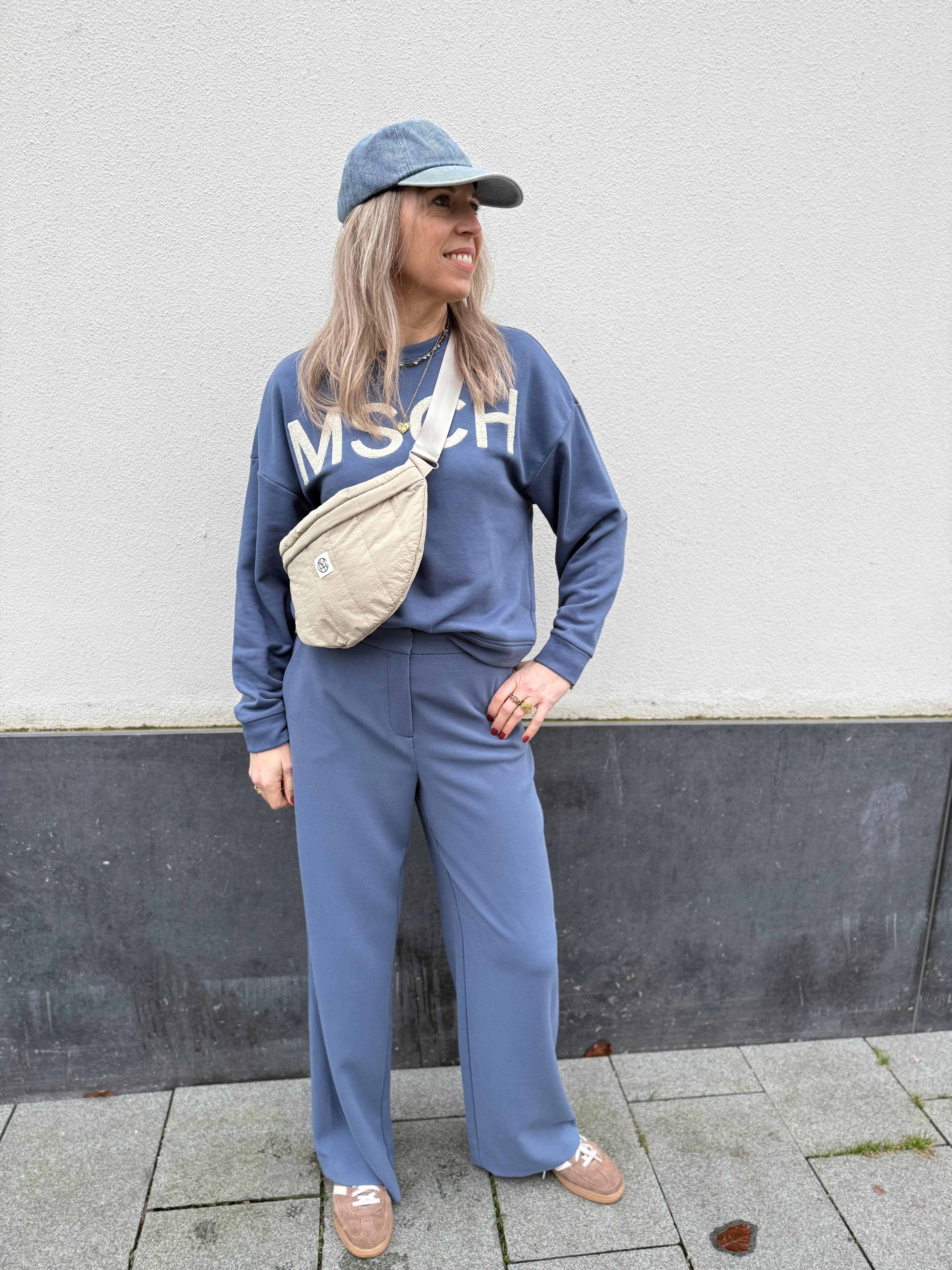 MschMacy Michelle hw wide pants regular - vintage indigo