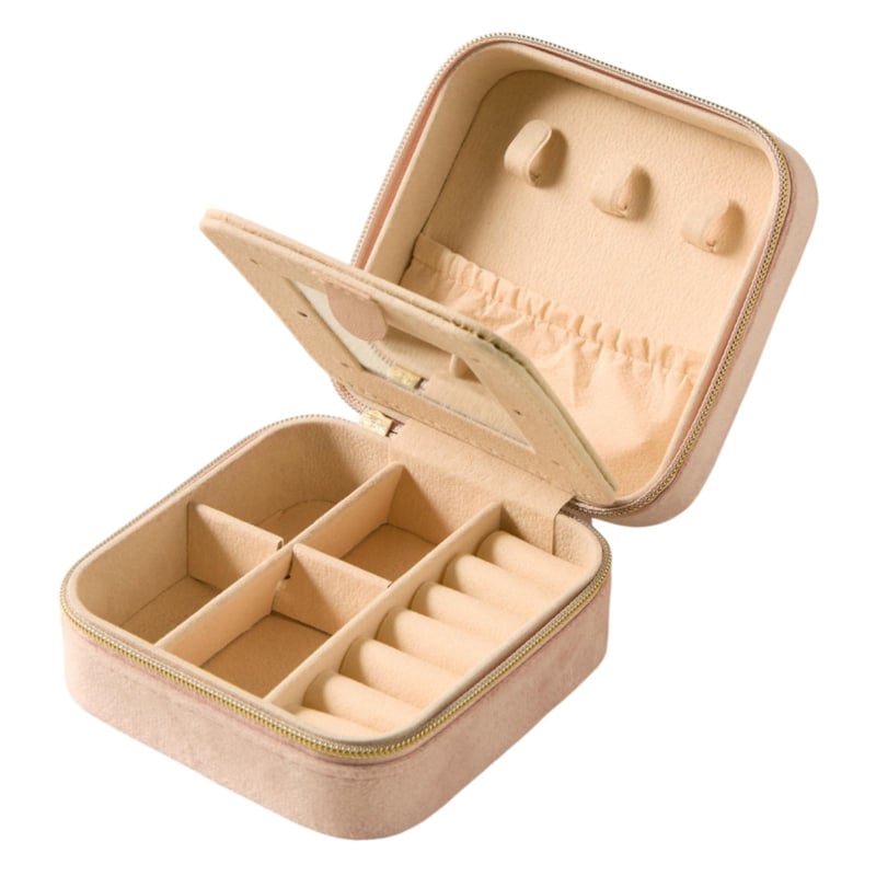 Jewellery Box - Velvet Pink