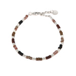 Mocha rainbow bracelet silver