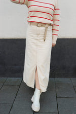 Mschphelina ida hw denim skirt - oatmeal