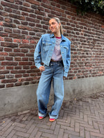 Yasfaro ls denim jacket s. - light blue denim