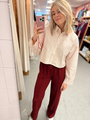 Pants MARA - Bordeaux