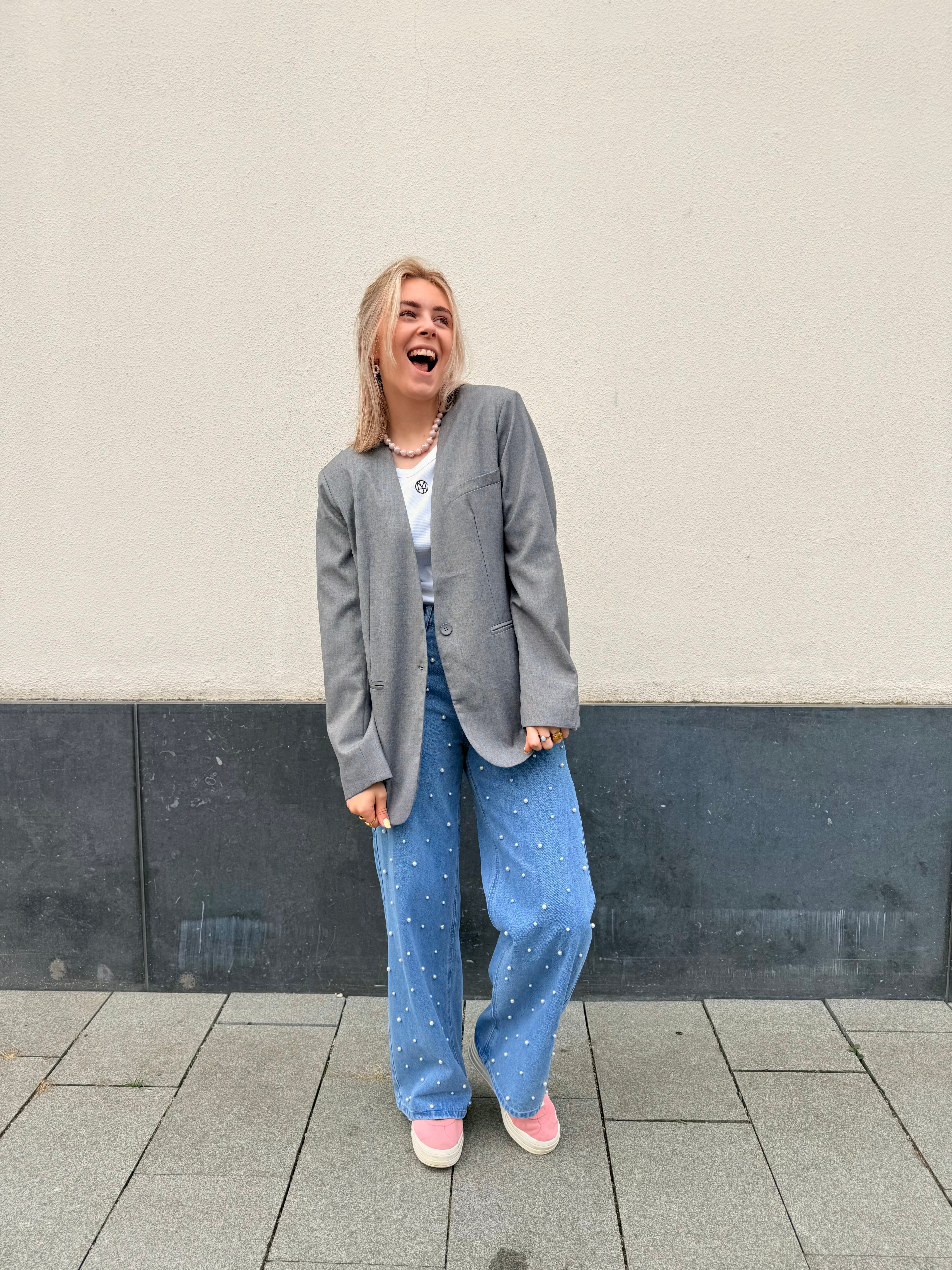 Collarless blazer MEA - Antra