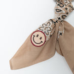 Fay Bandana Paisly Smiley - beige