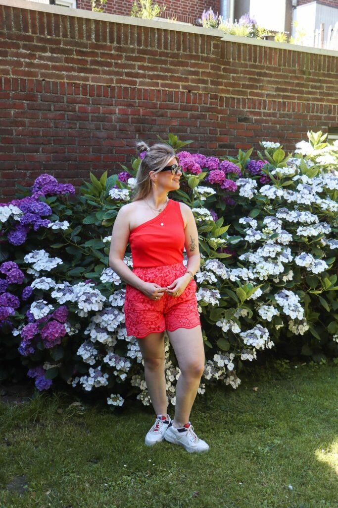 Short Quinn - coral