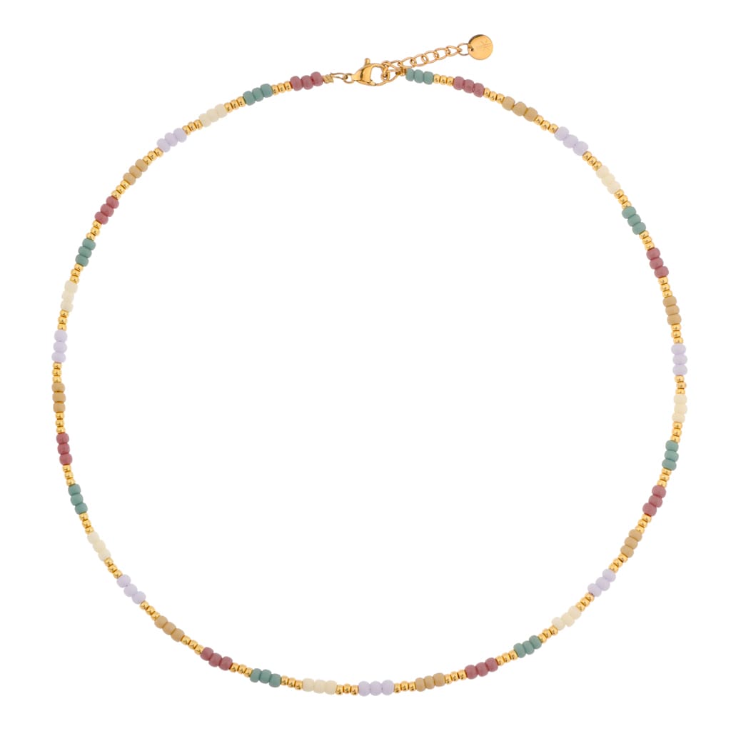 Arabian rainbow choker gold