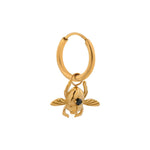 Single bobbie beetle hoop gold